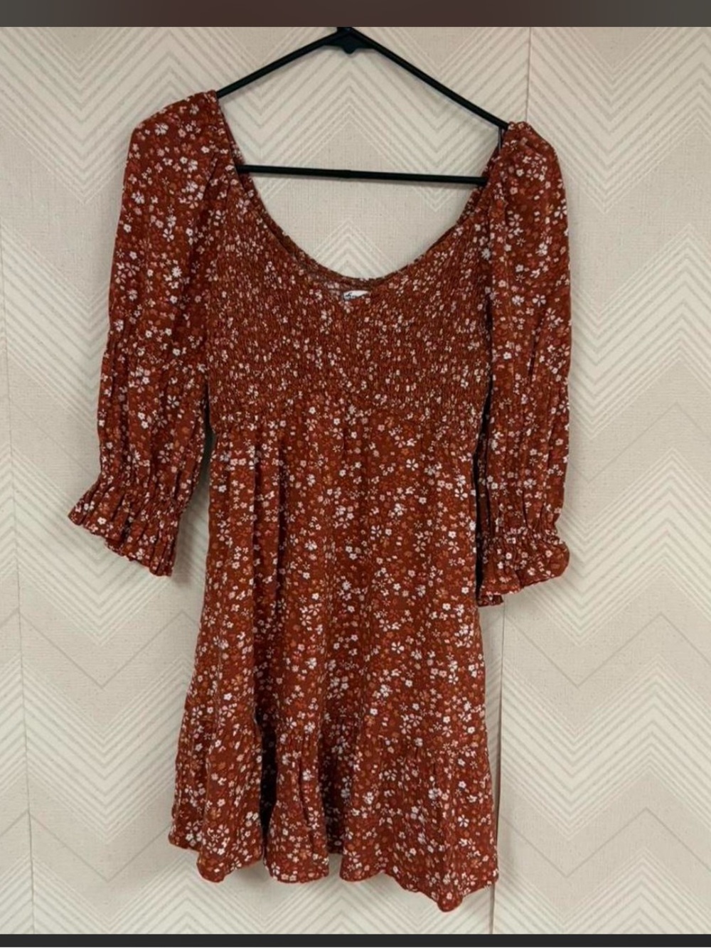 Hollister Fall Floral Dress